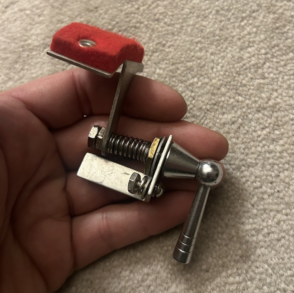 Ludwig Red Felt Baseball Bat Muffler