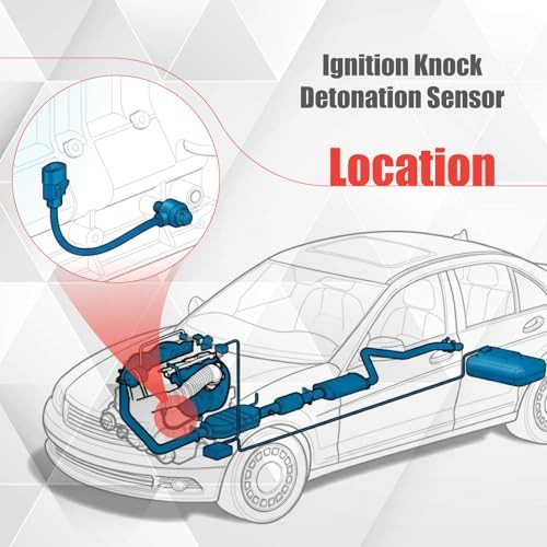 Ignition Knock Detonation Sensor Compatible with Cooper 2007-2016 Cooper