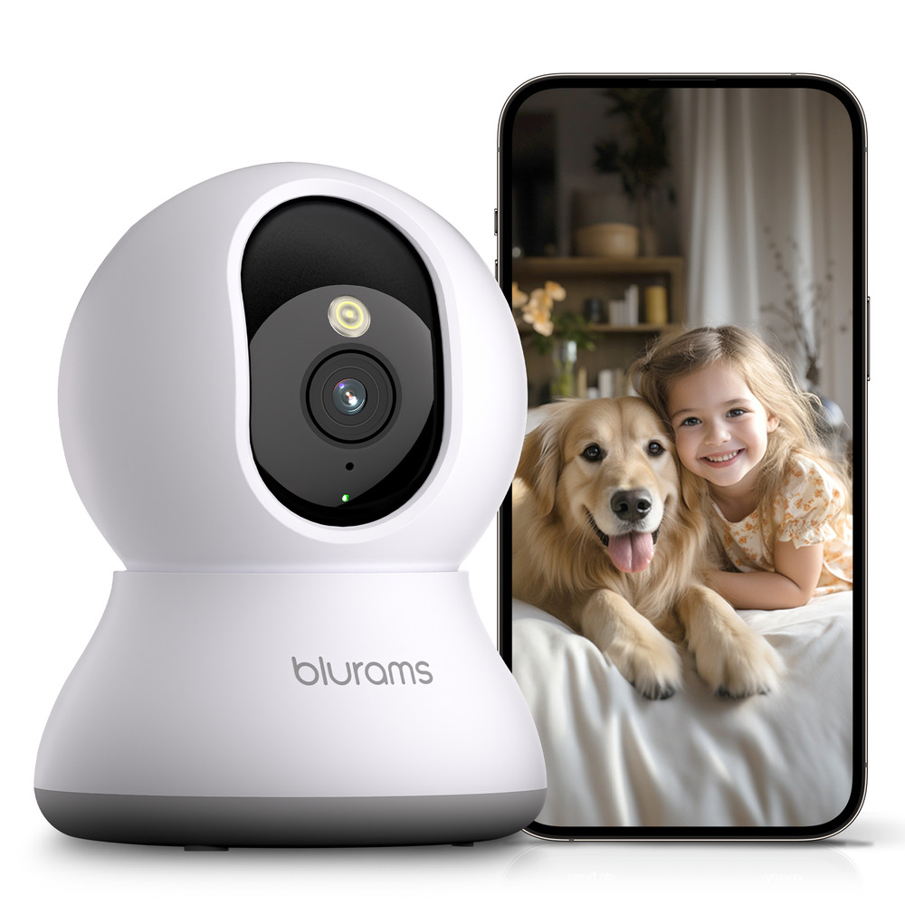 Wireless 2.4G WiFi Security Camera System 2K Smart Indoor Night Vision Wired Cam