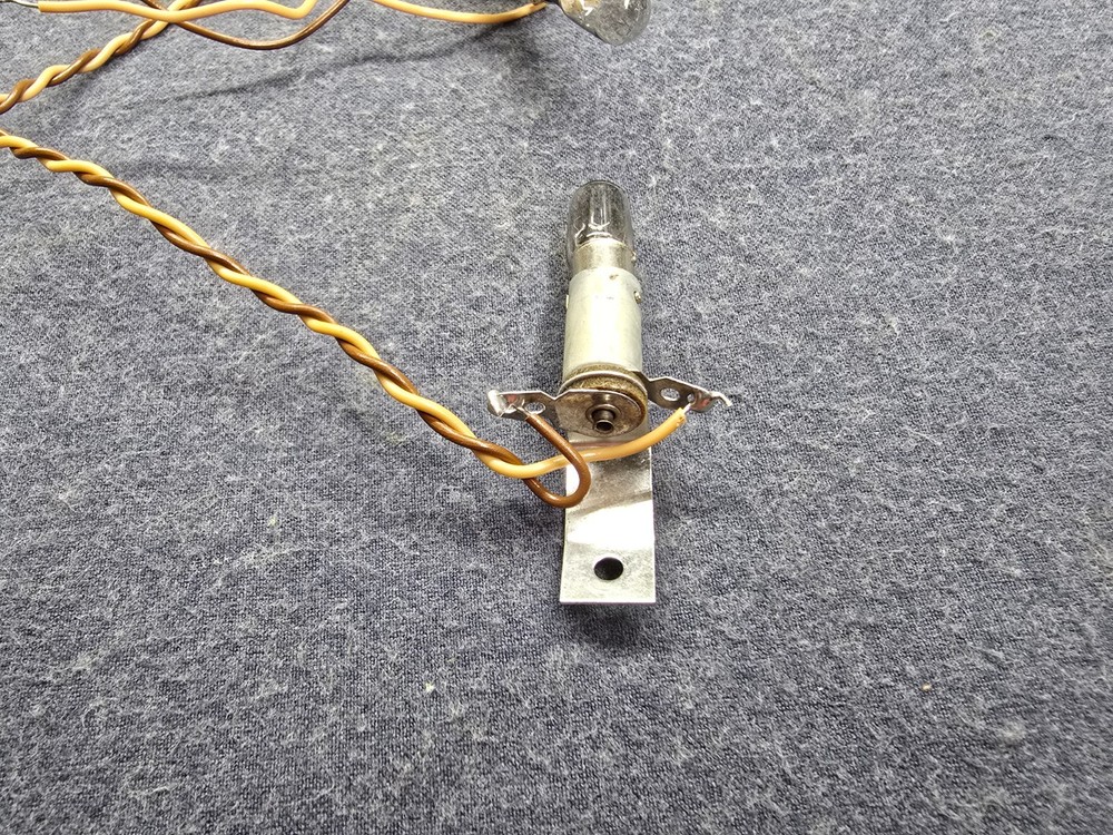 Heathkit HW 100 Radio Transceiver Parts - 2 Back Light Dial Lamp Assemblies