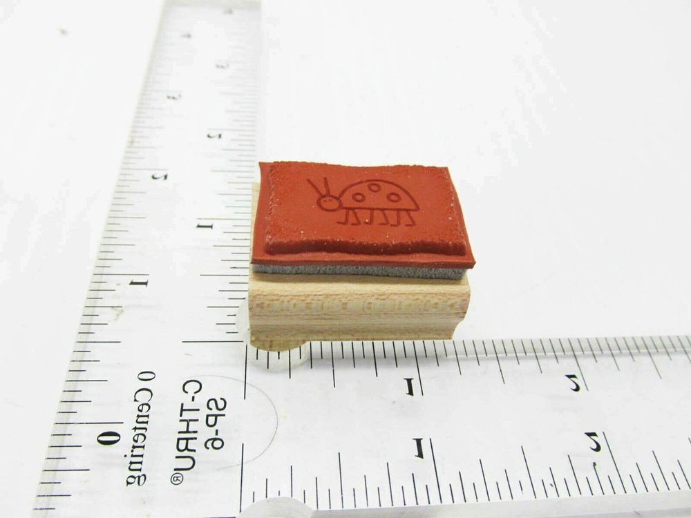 Taking A Walk Ladybug Rubber Stamp - Stamp Set B430