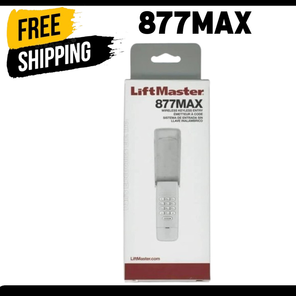 Liftmaster 878MAX/877MAX Universal Keyless Wireless Entry Keypad