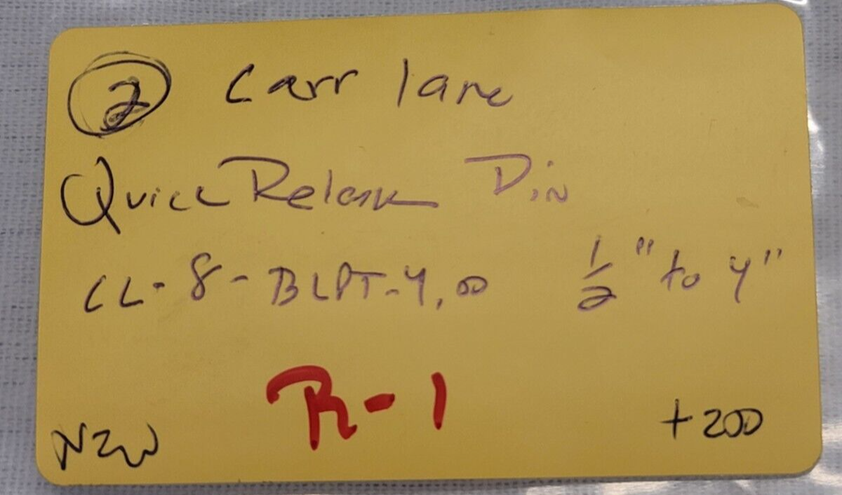 Carr Lane Ball Lock Clevis Pin T-Handle Quick Release Push 1/2 4 CL-8-BLPT-4 (2)