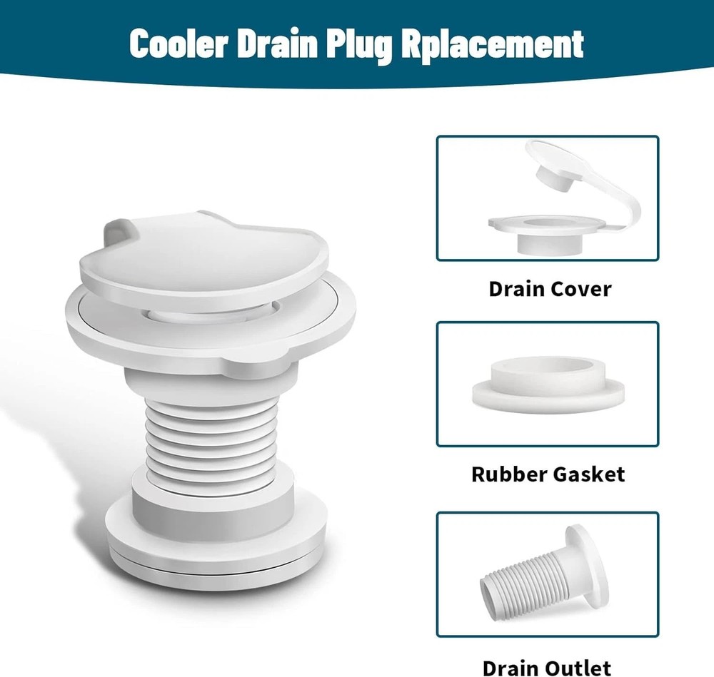 Cooler Drain Plug Assembly Replacement for Coleman Xtreme Coolers