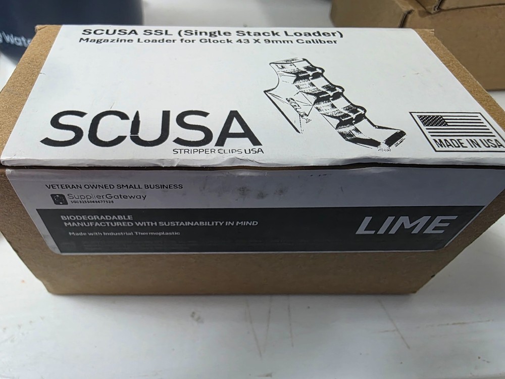 SCUSA SSL Single Stack Loader fits Glock 43x NEW in package LIME