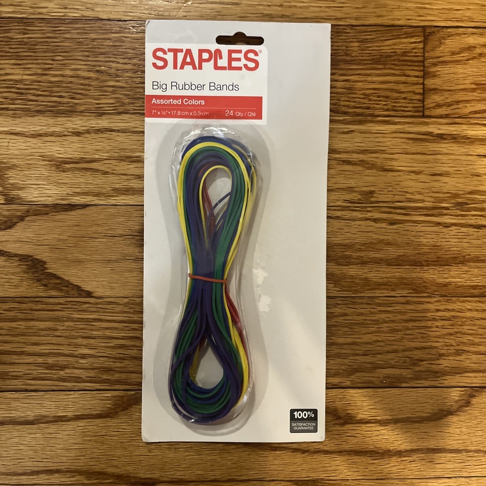 Staples Big Rubber Bands 24/Pack 383318
