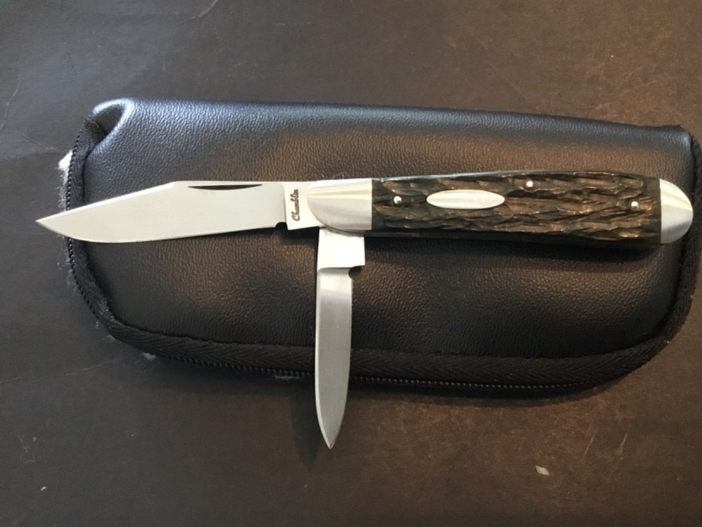Custom Joel Chamblin 2bld Slipjoint Folder Folding Knife