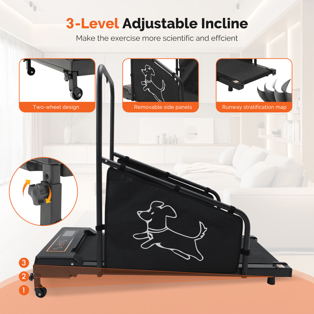 Dog Treadmill for Medium Dogs - Pacer Treadmill for Healthy Pets - Run/Walk