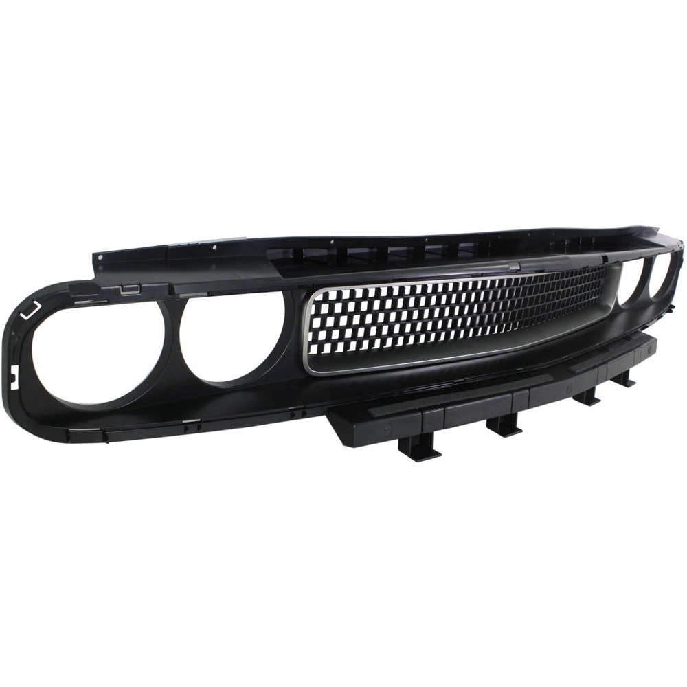Grille For 2008-2014 Dodge Challenger Textured Black Plastic