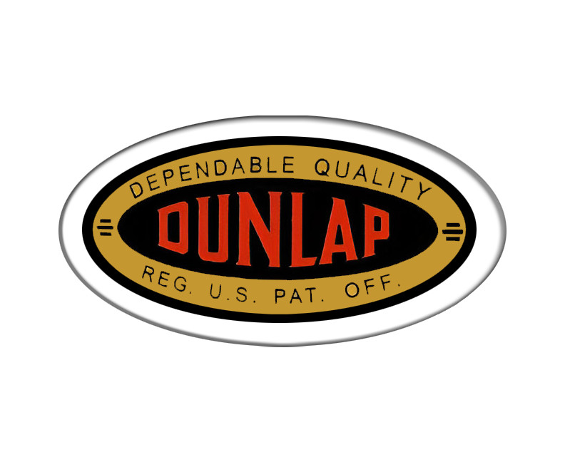 Set 8 DUNLAP TOOLS Vintage Sticker Decal