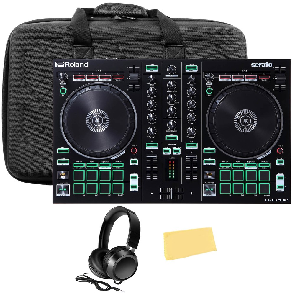 Roland DJ-202 DJ Controller w/ Case