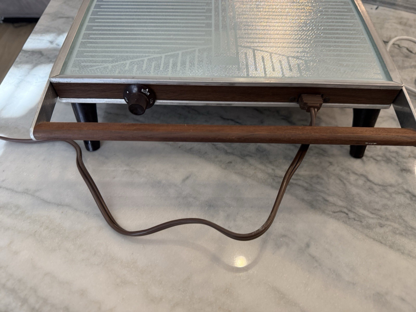 Salton Cosmopolitan Food Warmer Tray Mid Century Modern 1960s Vintage Tested