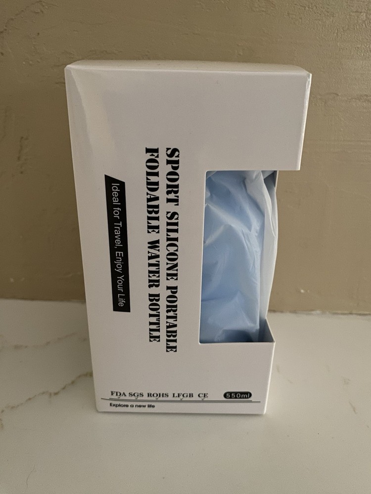 Silicone Sport Portable Foldable Water Bottle
