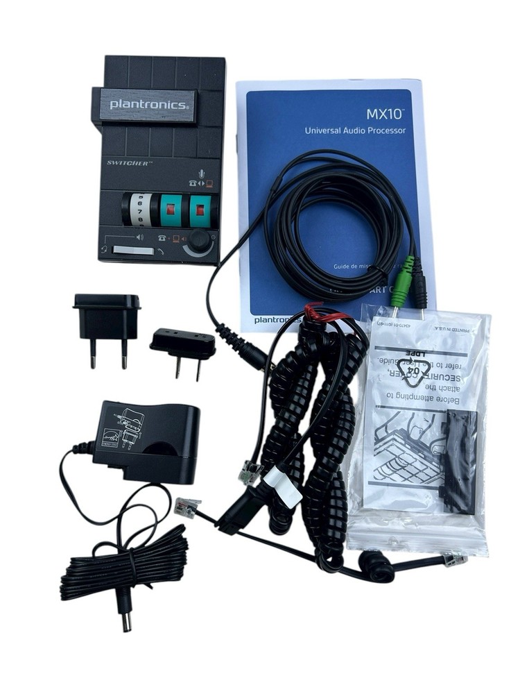 Plantronics MX10 Multimedia Switcher Audio Processor Amplifier New