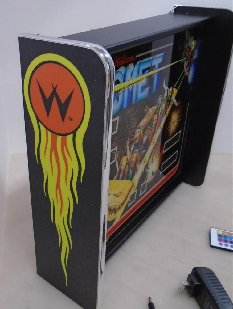 Williams Comet Pinball Head LED Display light box