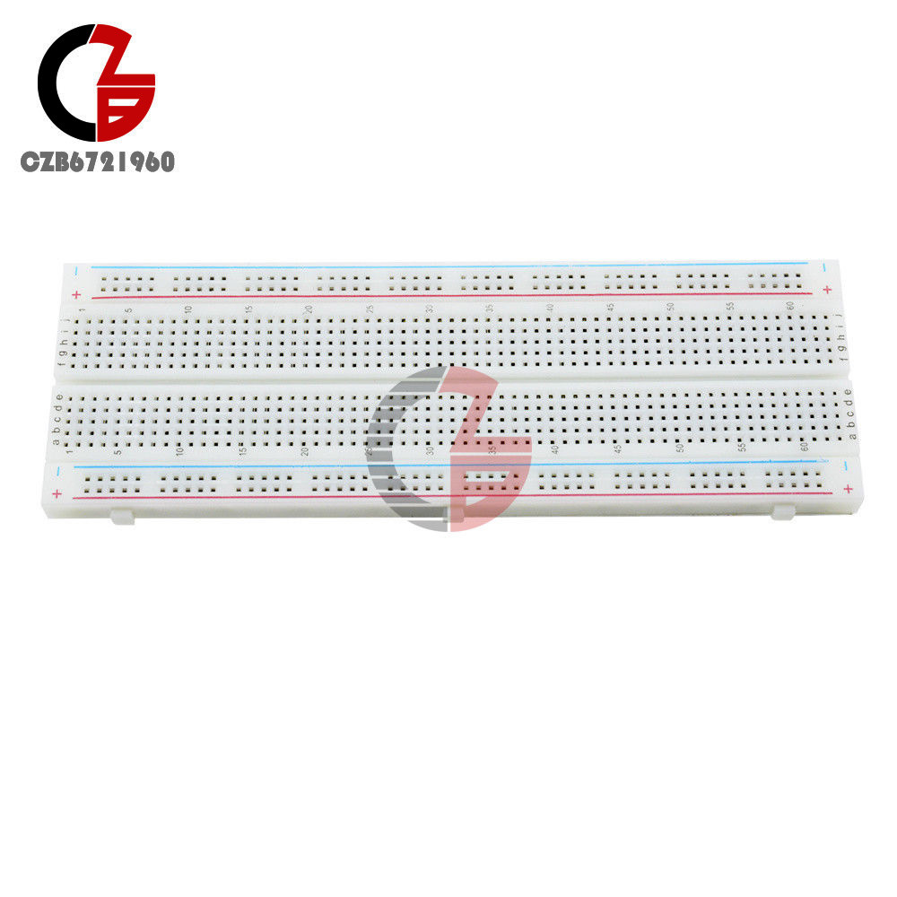 10PCS MB-102 MB102 Breadboard 830Point Solderless PCB Bread Board Test Develop