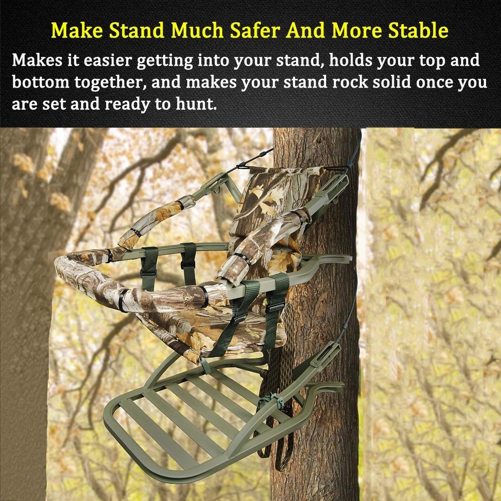 Boaton Tree Stand Stabilizer Straps, Accessories, Large, Green