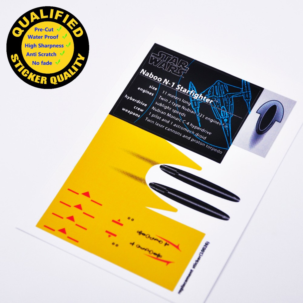 Replacement sticker for set 10026 Precut sticker