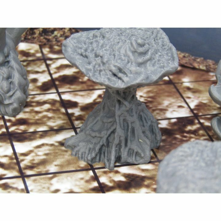 Alien Planet Trees & Flora Scatter Terrain Scenery