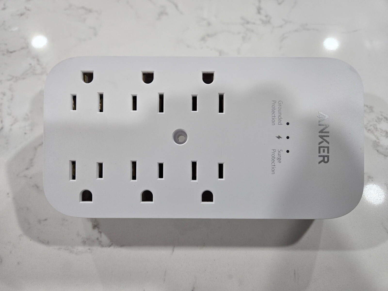 Anker 333 Outlet Extender- 6 Outlets - Surge Protection 100-240V A9263