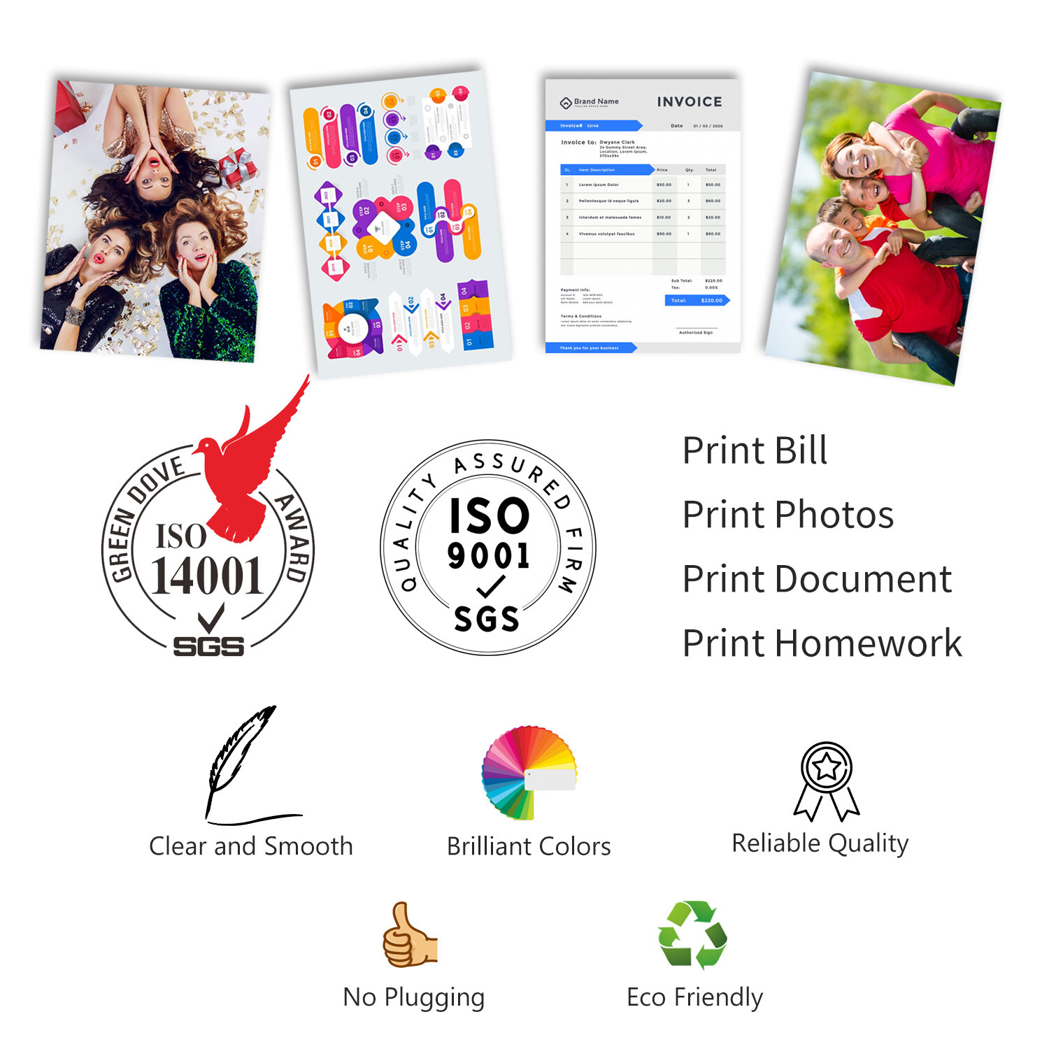 KOALA Ink Refill Kit Fit Epson Ink 212 288 XP-4105 4100 WF-2850 2830 XP 446 330