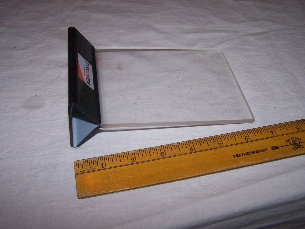 DISCOVER Card NETWORK Table / Booth Menu Holder Sign