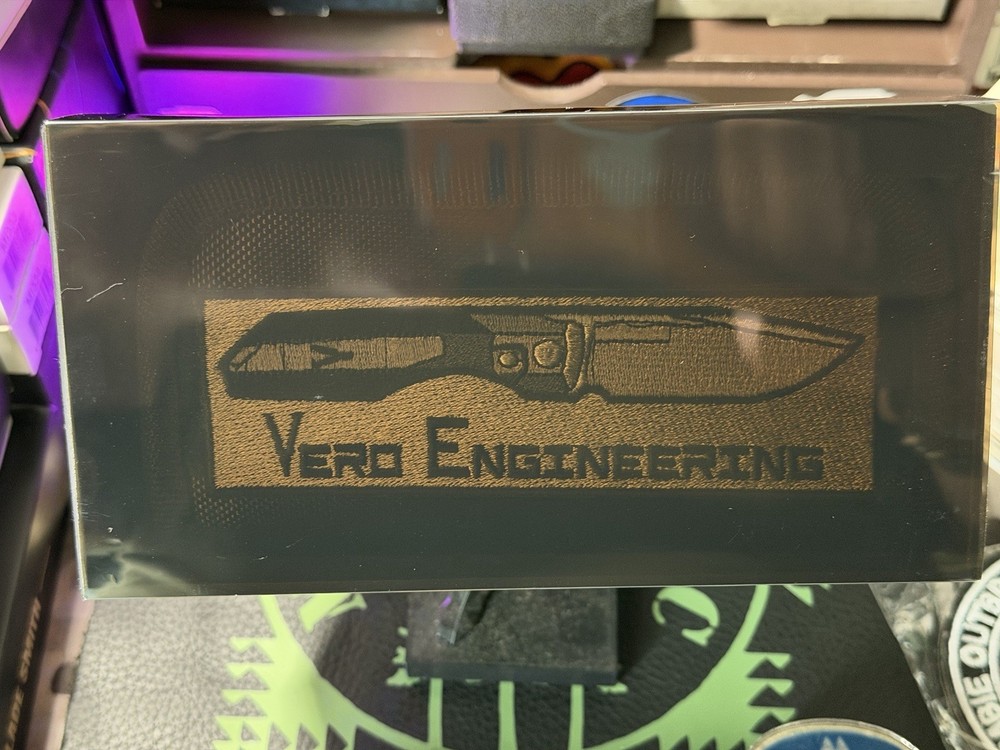 Vero Engineering Synapse XL Blackwashed Titanium Böhler M390 Folding Knife