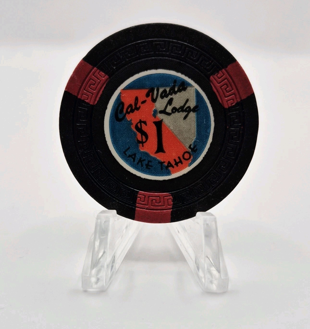 Cal-Vada Lodge Lake Tahoe Nevada 1954 $1 Casino Chip N4995