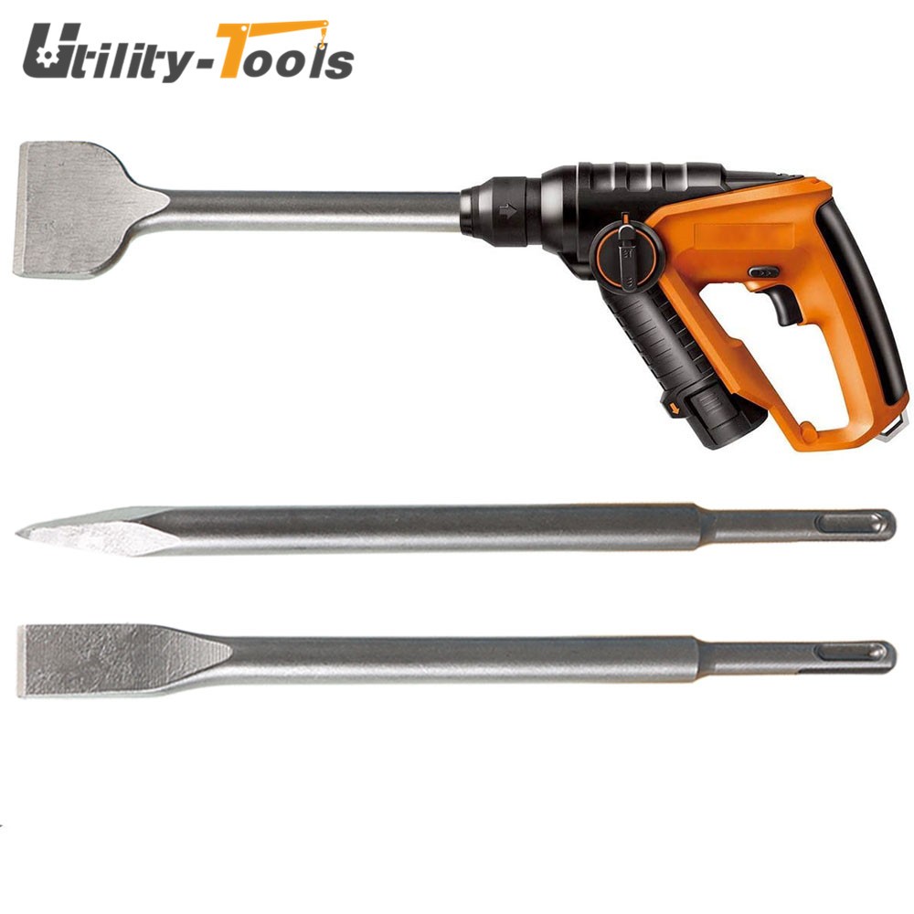 6 Pcs SDS Plus Chisel Set Concrete Drill Bits Set Rotary Hammer Bits