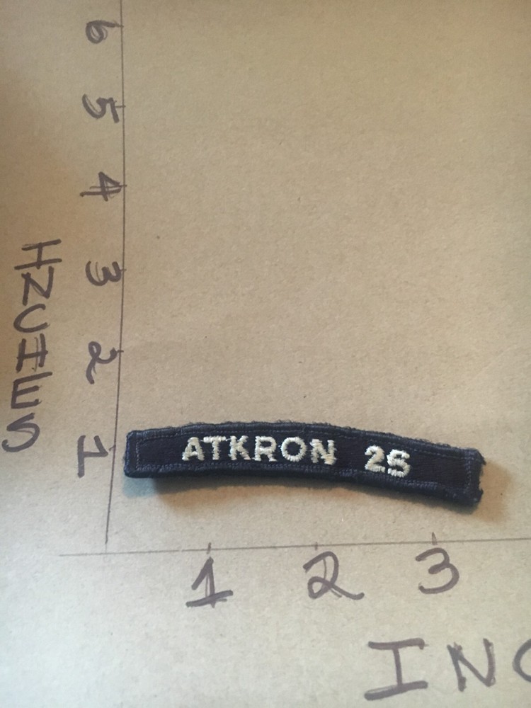 US NAVY SHOULDER STRIP TAB rocker PATCH Atkron 25