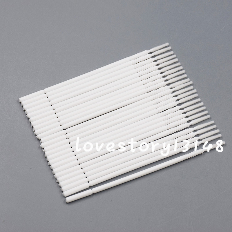 100 Pcs Dental Disposable Micro Brush Bendable Applicator Tips Long Cylidner