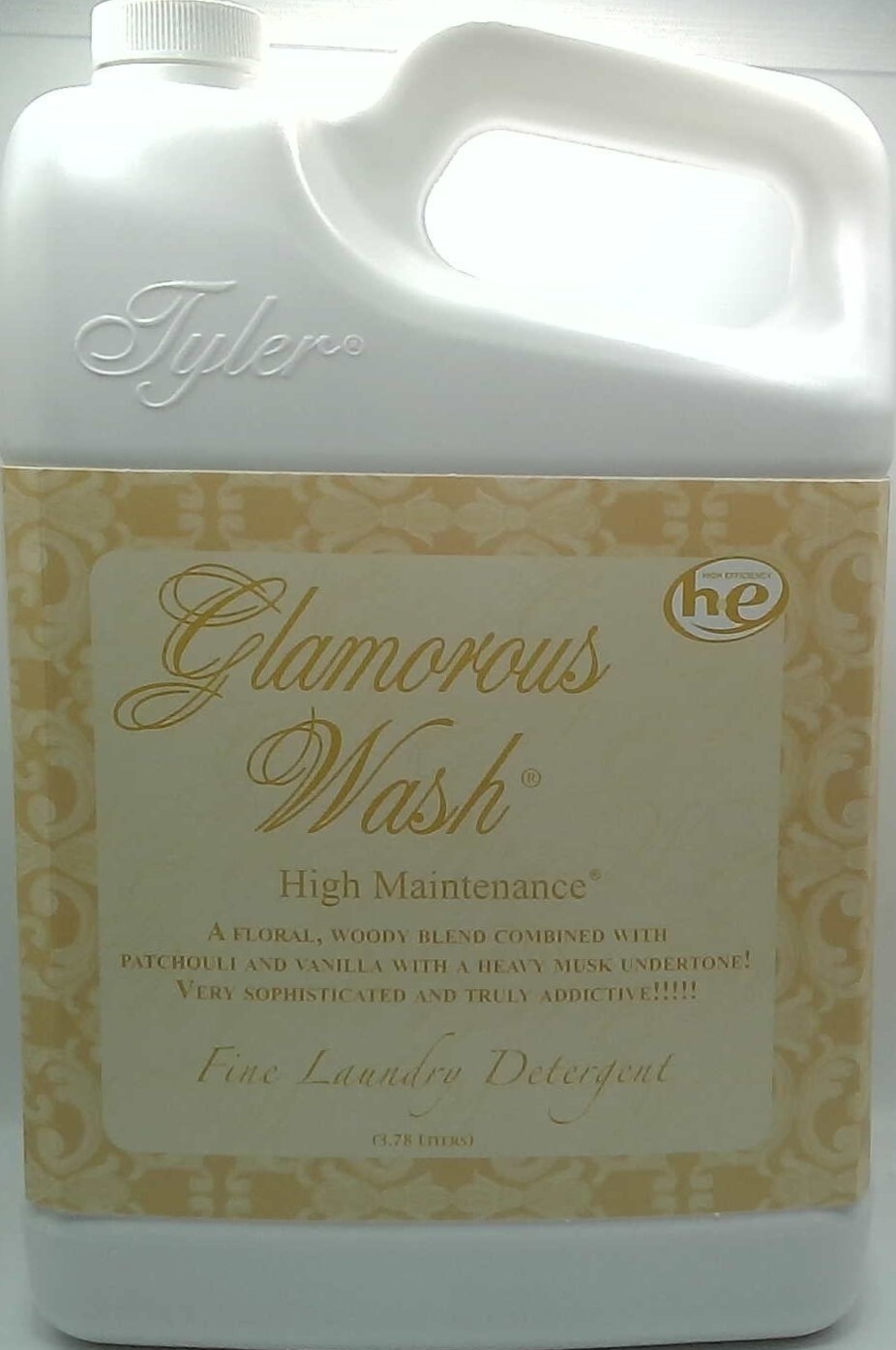 Tyler Candle - High Maintenance - Fine Wash Laundry Detergent 1 Gallon Free Ship