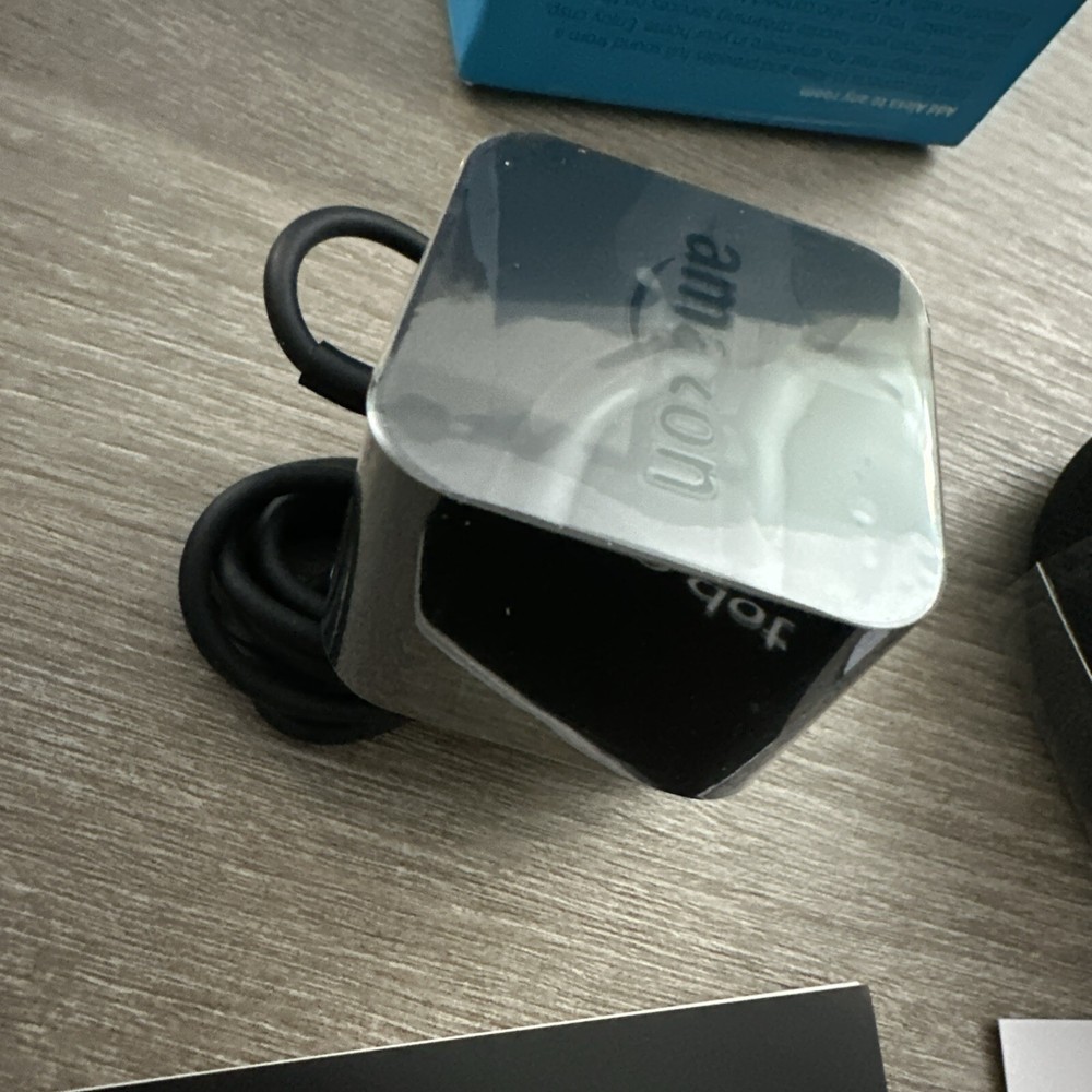 Amazon Echo Dot, Smart Speaker - Charcoal New! Open Box! Never Used!