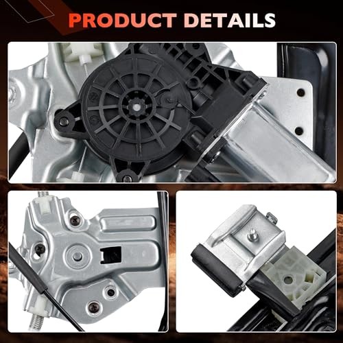 751-739 Power Window Regulator with Motor (2 Pins) Front Left Driver Side