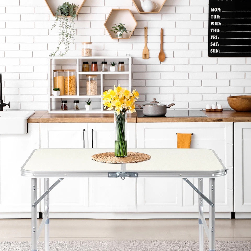 Outdoor Handle Aluminum Folding Table