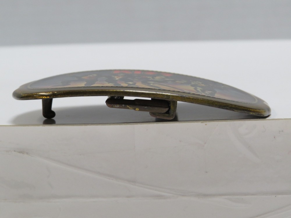 KISS DESTROYER PACIFICA BELT BUCKLE - 1977 VINTAGE AUCOIN - ACE PETER GENE PAUL