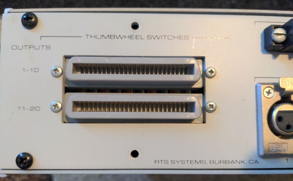RTS TELEX SAP-1026 SOURCE ASSIGN PANEL UNTESTED