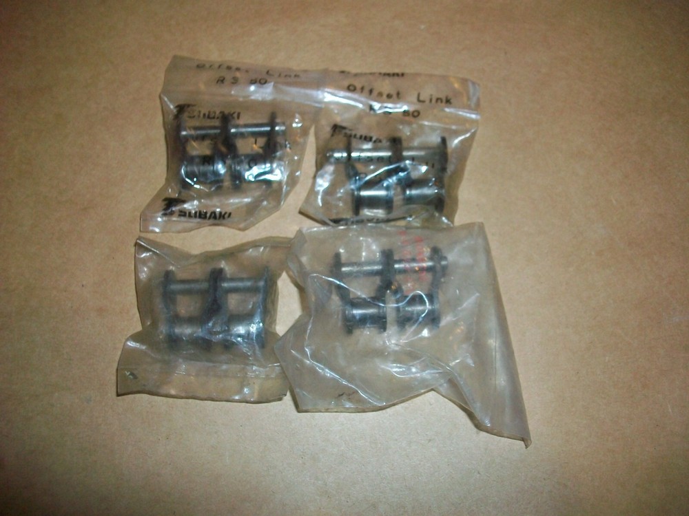 4PC TSUBAKI OFFSET CHAIN LINK RS50   NEW