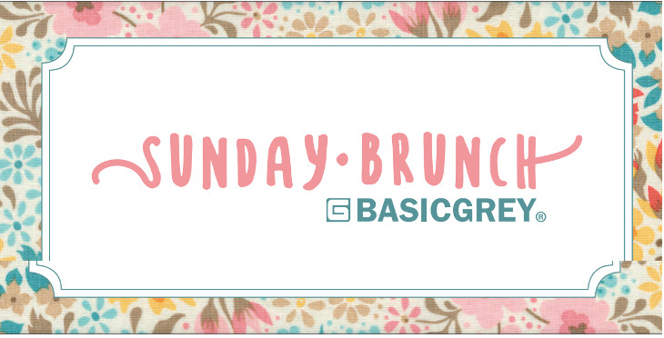 Moda SUNDAY BRUNCH 30750 16 Multi Yellow BASIC GREY Quilt Fabric
