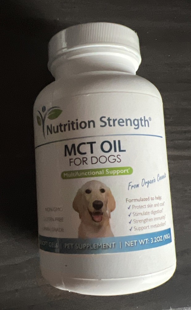 MCT Oil for Dogs from Organic Coconuts Support Cognitive Function & Energy