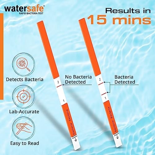 Rapid Bacteria Test Kit for Pool & Spa - Detects E. coli, Salmonella, 10 Pack
