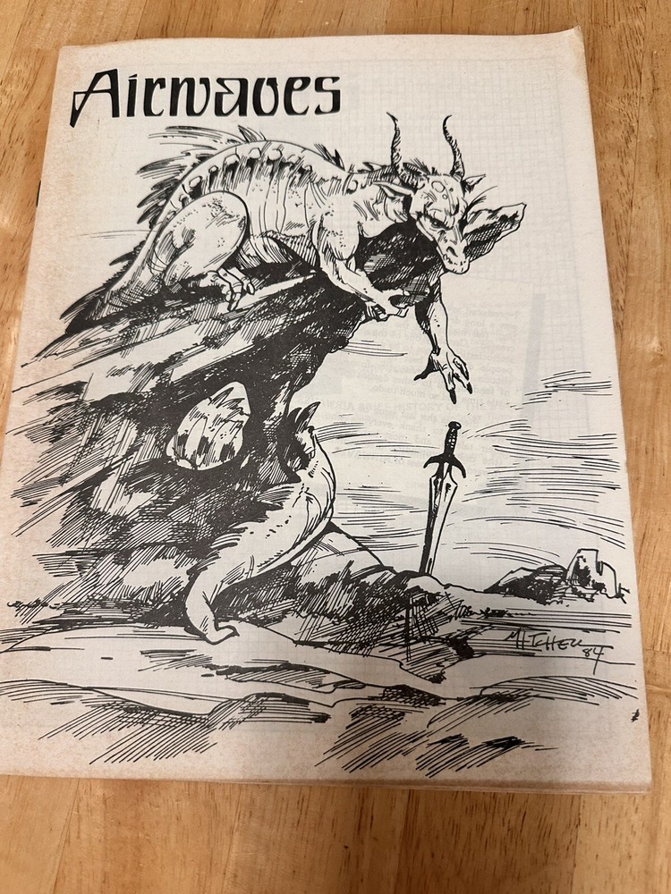 #1S Last issue AIRWAVES 1984