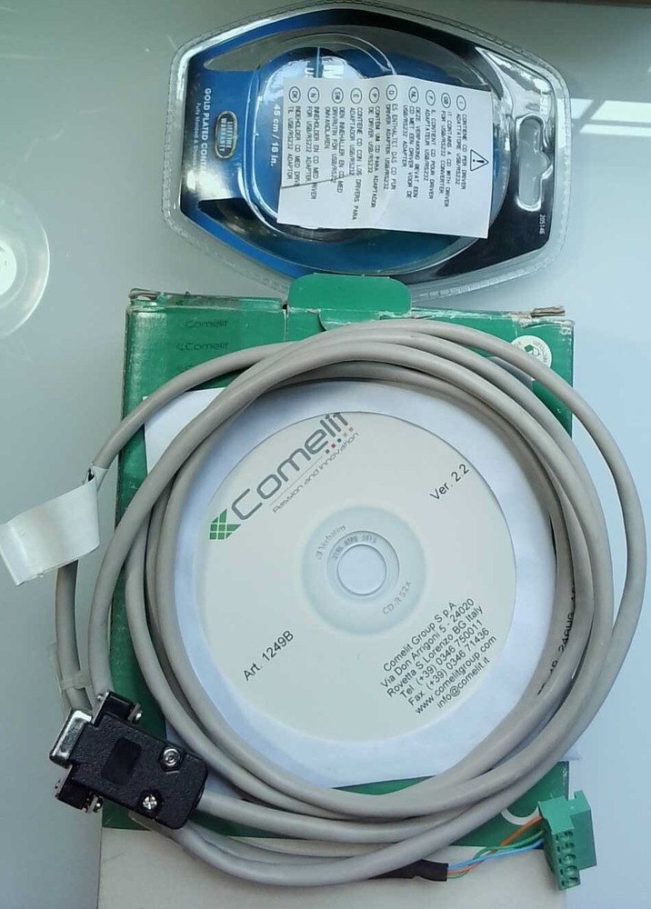 Comelit 1249B Software CD For Programming With Serial Cable Plus USB Adapter