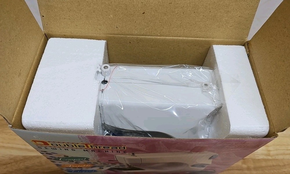 Simple Stitch Double Thread Sewing Machine New in Box Portable - 4 AA Batteries