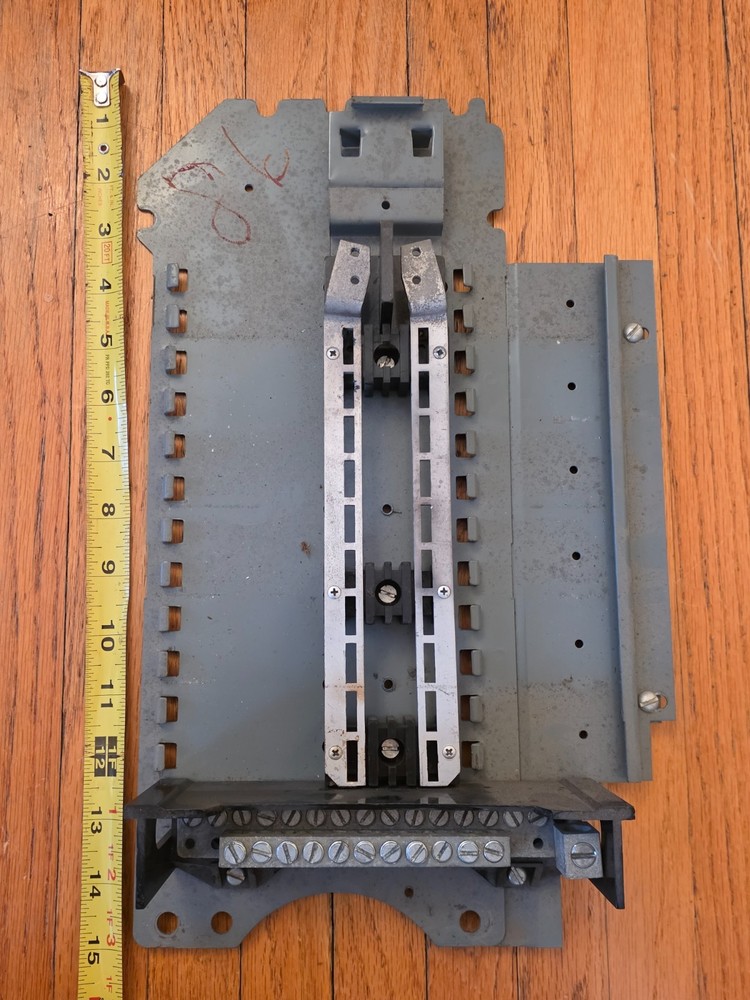 Federal Pacific electrical panel load center enclosure bus bar