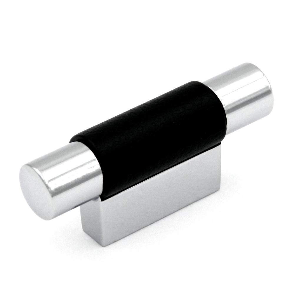 P3310-CHB Chrome, Black Cabinet Knobs Pulls Belwith Hickory Greenwich