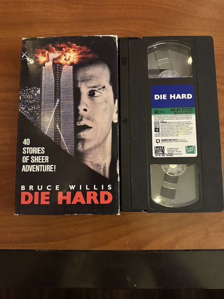Die Hard (VHS, 1988, LIKE NEW, TESTED)