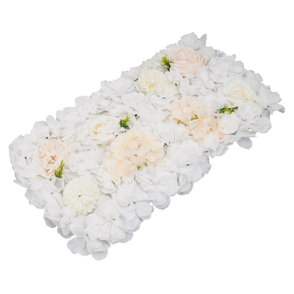 12PCS Silk Artificial Flower Wall Panels for Elegant Backdrops