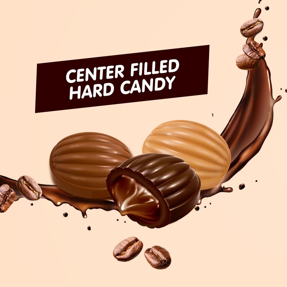 Candy Break Coffee Drops, Center Filled Hard Candy, Coffee Candy Individually...