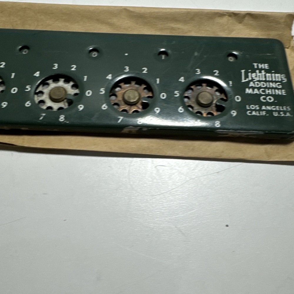 The lighting adding machine los angeles antique adding machine display piece